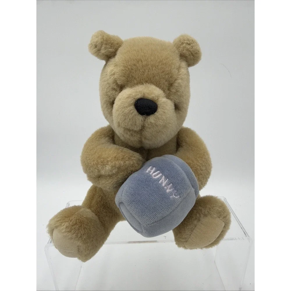 Vintage Gund Disney‎ Classic Pooh Winnie Plush Hunny Jar 8